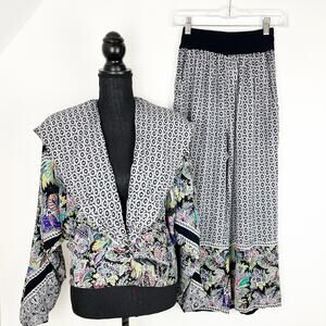Vtg Platinum Dorothy Schoelen Egyptian Theme Outfit 2 Pc Set Womens S/M